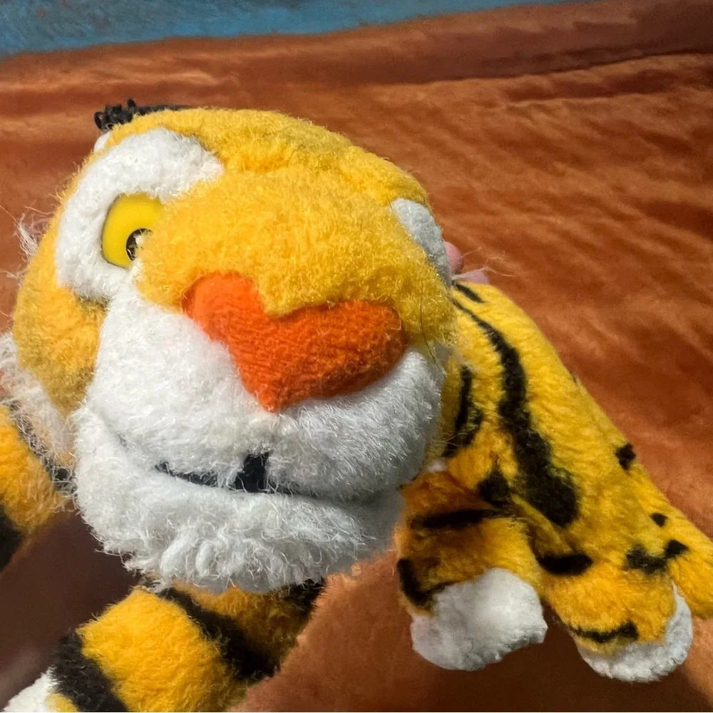 Vintage Rajah Tiger Plush Toy Stuffed Animal 1992 Mattel Aladdin Jasmine